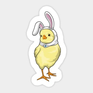 Chick Rabbit Easter Sticker